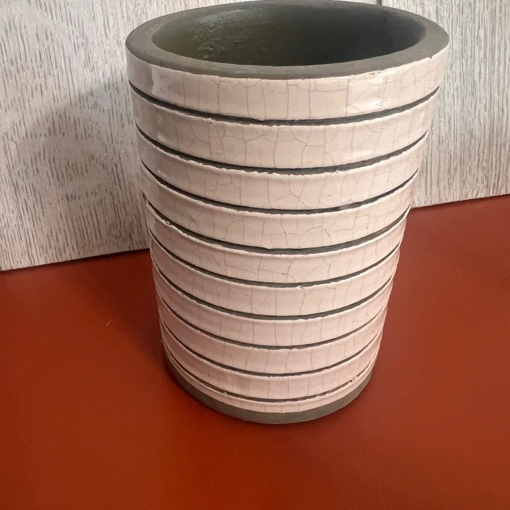 Vtg Studio Pottery‎ Measuring Cup style Vase Utensil cup from Martha Stewart